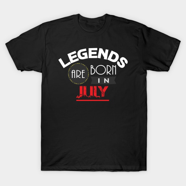 July T-Shirt by worshiptee